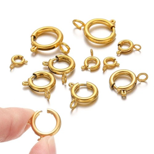 Gold bolt ring open - bolt,