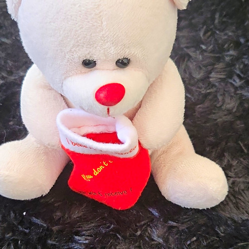 Cuddles collection white teddy - cuddles,