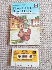 Vintage Ladybird Well Loved Tales 606D The Little Red Hen book and cassette tape