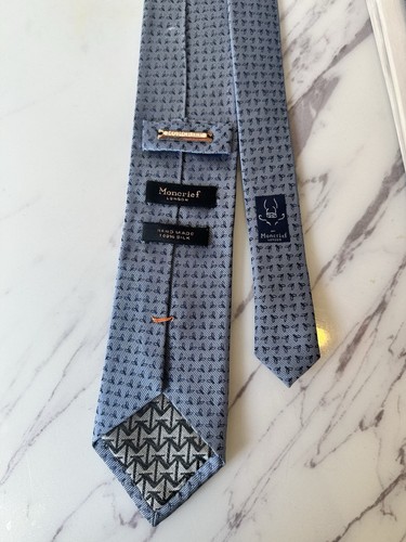 Mens moncrief london blue silk - blue,