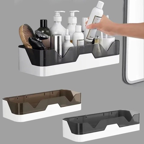 Plastic shower shelf bathroom - plastic,