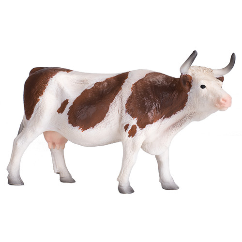 Realistic simmental cow - simmental, toy