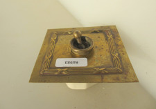 Vintage Brass Light Switch