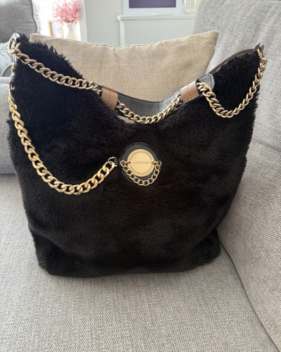 River island black faux fur - faux,