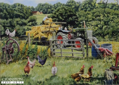 Farming haymaking large - ,