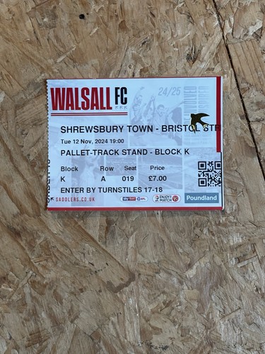 Walsall shrewsbury town - v,