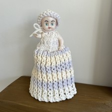 Vintage Crochet Baby Toilet