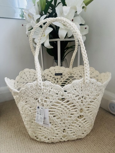 Primark white crochet - , beach