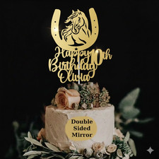 Horseshoe Birthday Acrylic