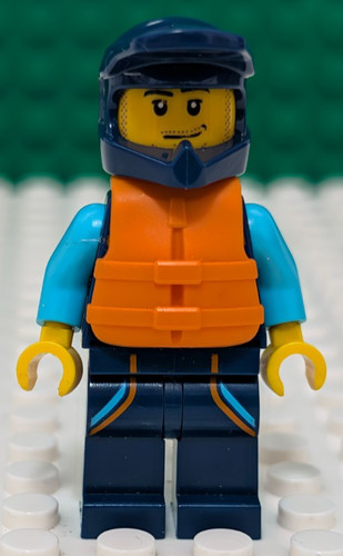 Lego minifigure city - city, water
