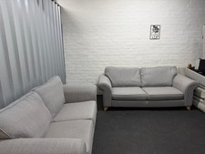 Dfs Owen Grey 2 & 3 Seater Set