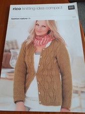 Original Ladies Knitting Pattern Rico DK 128