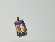 Ametrine Pendant 9 CT Yellow