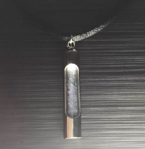 Silica aerogel necklace - aerogel,