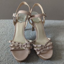 Pink Nude High Heeled Leather