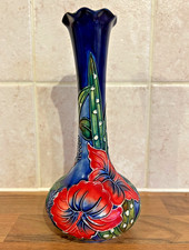 Old Tupton Ware Vase Hibiscus