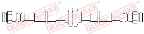 Flexible brake hose with
