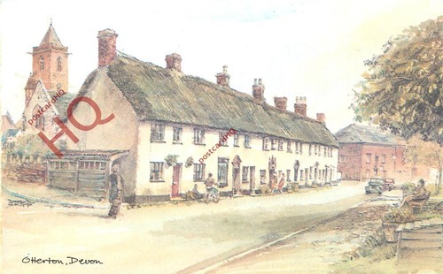 Picture postcard otterton by - postcard:,