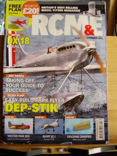 Rcm model aircraft mag - mag, sept