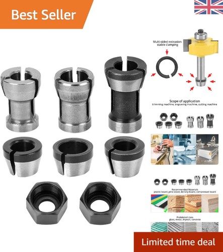 Complete piece router collet - complete,