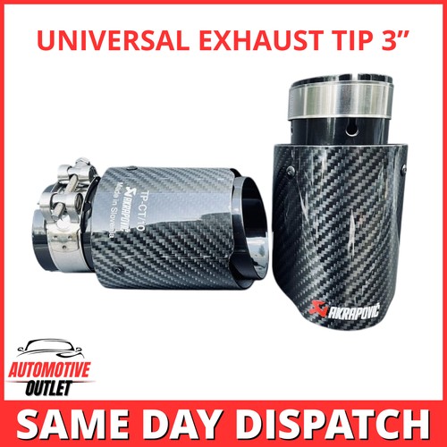 Akrapovic exhaust tip - exhaust, 3"