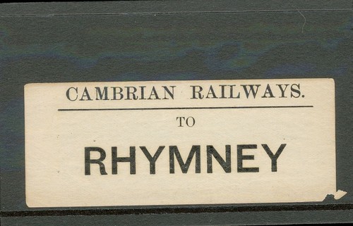 Cambrian railways luggage - (cr),