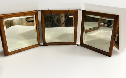 Antique 1890 victorian tri - antique,