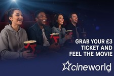 1x Code - £3 Cineworld Ticket
