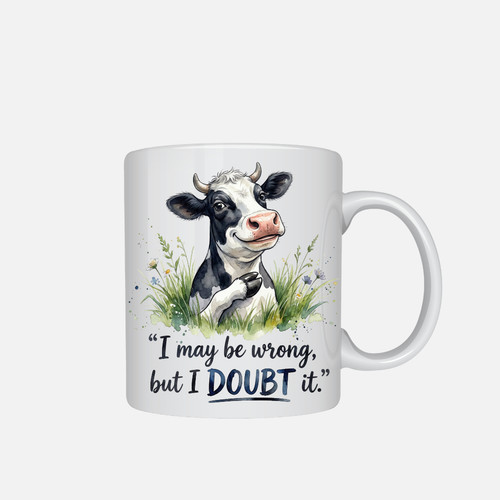 Funny cow mug - cow, design
