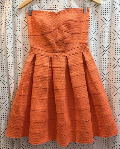 Jun ivy orange strapless - &,