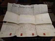 (B15) 1798 Vellum indenture