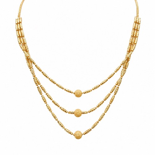 22ct yellow gold triple - 22ct,