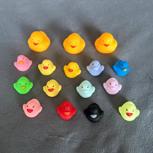 Assorted mini rubber duck - rubber, bath