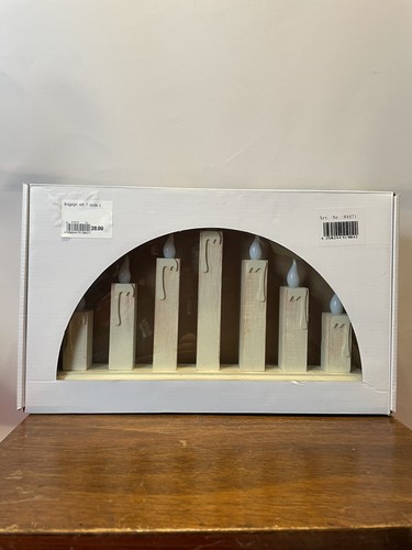 Christmas candle bridge wooden - bridge,