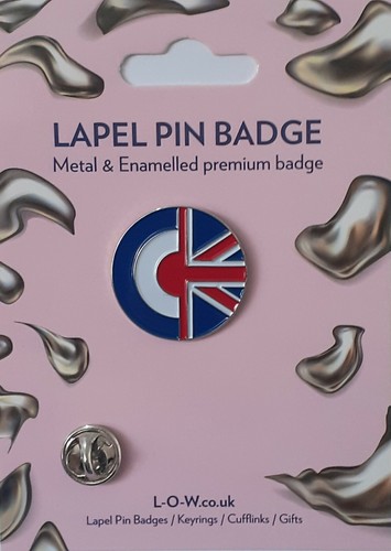 Union jack roundel lapel - union,