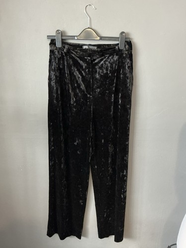 Zara velour trousers - velour,