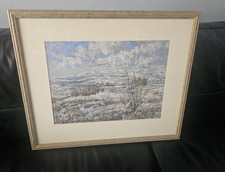 Roy HOOKER, The Rhinns of Kells in winter, Original drawing,  Signed