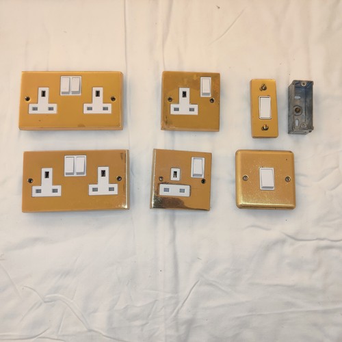 Brass sockets and switches - switches, job