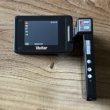 Vivitar DVR 865HD Black Digital Camcorder Video Recorder Small Hand Held Tested