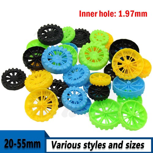 Plastic toy wheels 20mm - plastic,