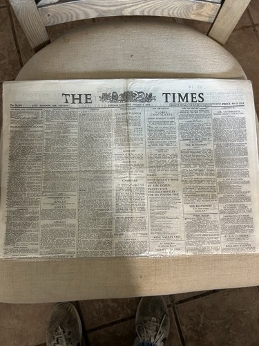 London times newspaper march - newspaper, 6