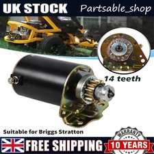 Lawn Mower Heavy Duty Starter Motor For BRIGGS AND STRATTON 14Teeth 593934 UK