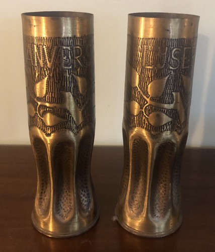 Brass pounder gun shell - brass,