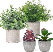 Set of 4 Artificial Plants in