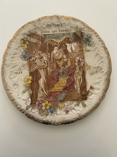 Antique ceramic plate - antique,