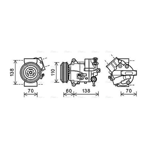 Air con compressor for - compressor,