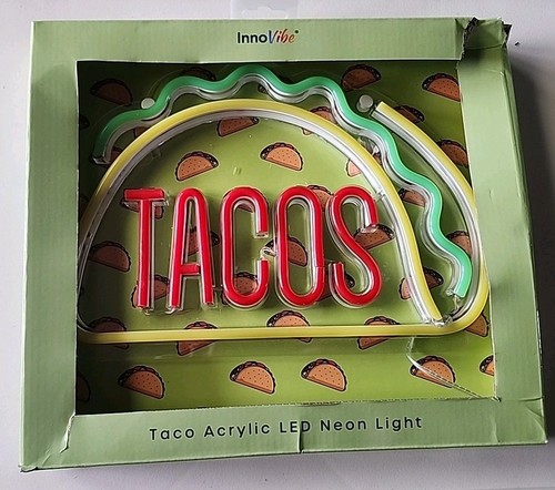 Acrylic tacos neon usb - tacos, sign