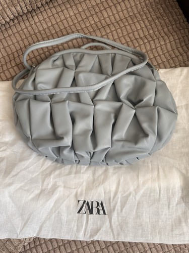Zara light blue - zara, ruched