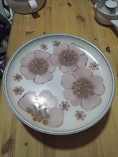 Vintage 1970's Denby Gypsy Stoneware 10" Dinner Plates