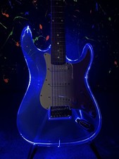 Wesley Stratocaster Acrylic/Perspex + LED Lights